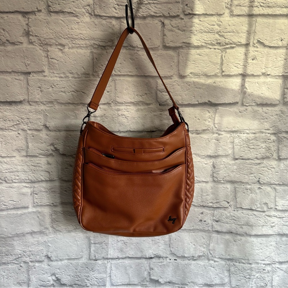 Lug Brown Shoulder Bag